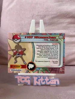 2000 Topps Pokemon - Hitmonchan- #107 - Series 2 - Non-Holo - TCGKITTEN - Image 2