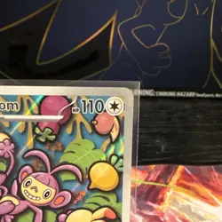 Pokemon TCG Ambipom 107/094 Phantasmal Flames Holo Illustration Rare 110 HP EN - Image 3