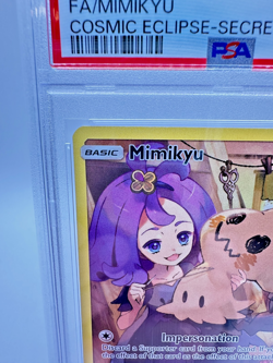 2019 Pokemon Cosmic Eclipse Mimikyu #245 | SECRET RARE | FULL ART | PSA 9 MINT - Image 2