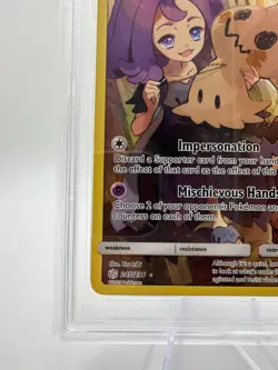 2019 Pokemon Cosmic Eclipse Mimikyu #245 | SECRET RARE | FULL ART | PSA 9 MINT - Image 4
