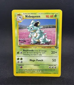 Pokemon Vintage Non-holo Rare Nidoqueen Jungle 23/64 WotC 1999 - Image 1