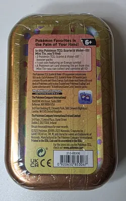 Pokemon TCG Scarlet and Violet 151 Mini Tin machamp & Cuebone( Sealed) - Image 2
