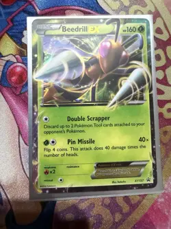 Beedrill Ex XY157 HP/DMG - Black Star Promo Ultra Rare Holo Pokemon TCG LP - Image 1