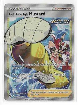 Rapid Strike Style Mustard - TG27/TG30 - Brilliant Stars - Ultra Rare Pokemon NM - Image 1