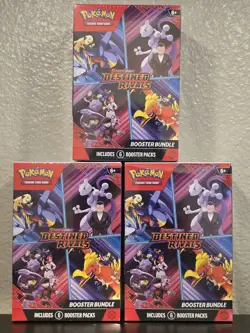 Lot of 3 - Pokemon Scarlet & Violet TCG: Destined Rivals Booster Bundle Box - Image 1