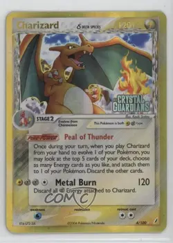 Charizard Reverse Foil Pokemon EX Crystal Guardians #4 2006 - Image 1