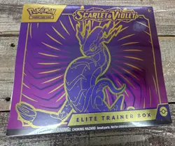 Pokemon Scarlet And Violet Base Set Elite Trainer Box Miraidon ETB 9 Packs SV1 - Image 1