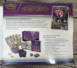 Pokemon Scarlet And Violet Base Set Elite Trainer Box Miraidon ETB 9 Packs SV1 - Image 2