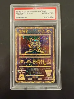 1999 Pokemon Japanese Promo Ancient Mew II - PSA 10 - Image 1