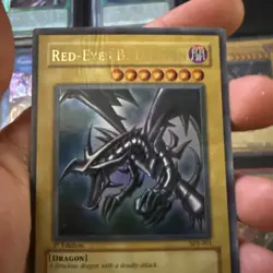 Yu-Gi-Oh Red-Eyes B. Dragon SDJ-001 Ultra Rare 1st Edition HP - Image 1
