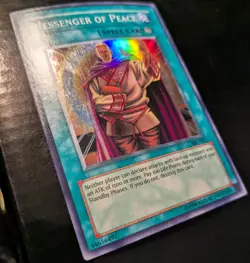 YU-GI-OH MESSENGER OF PEACE SRL-102 UNLIMITED SUPER RARE LP - Image 3