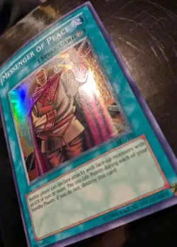 YU-GI-OH MESSENGER OF PEACE SRL-102 UNLIMITED SUPER RARE LP - Image 4