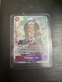 One Piece TCG Trafalgar Law ST10-010 TR Treasure Super Rare Card 500 Years - Image 1