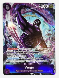 Vergo Alt Art OP14-061 One Piece TCG English RATE ART SP HOLO FOIL 🔥 INVEST! - Image 1