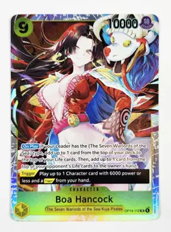 One Piece TCG - Boa Hancock - OP14-112 - The Azure Sea's Seven (OP14) HOLO FOIL - Image 1
