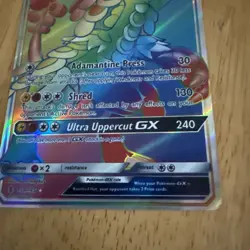 Kommo-o gx 159/145 Guardians Rising Secret Rare Rainbow Holo 2017 Pokemon Card - Image 4