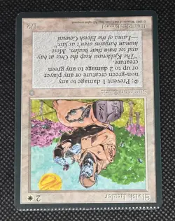 Magic The Gathering Elvish Healer Ice Age Crimp Error common card MTG - Image 4