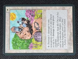 Magic The Gathering Elvish Healer Ice Age Crimp Error common card MTG - Image 5