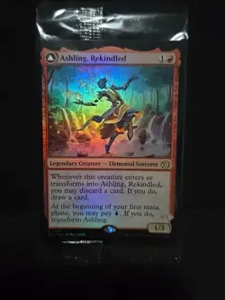 Ashling, Rekindled/Ashling, Rimebound Foil 0124 Lorwyn Eclipsed MTG Sealed Card - Image 1