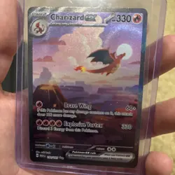 Pokemon TCG Charzard EX Sir Scarlet & Violet 151 Card 199/165 NM English- Custom - Image 1