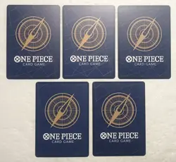 Lot of 5 Japanese ONE PIECE Cardgame Super Rare Card Set TCG - Image 2