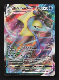 Inteleon VMAX 050/192 Ultra Rare SWSH02: Rebel Clash MP Pokemon Card - Image 1