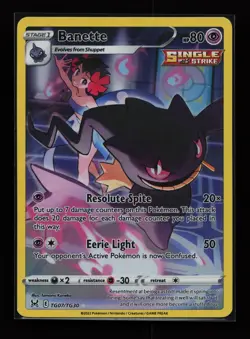Banette TG07/TG30 Ultra Rare SWSH11: Lost Origin Trainer Gallery Pokemon Card - Image 1
