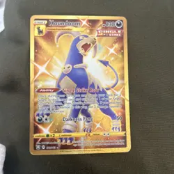 Pokemon TCG Houndoom Card 179/163 Battle Styles Gold Secret Rare - Image 1