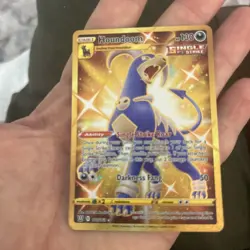 Pokemon TCG Houndoom Card 179/163 Battle Styles Gold Secret Rare - Image 3