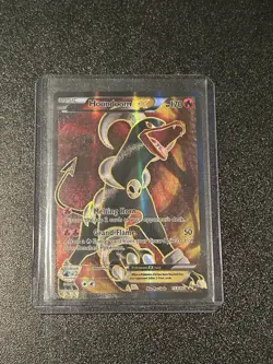 Pokemon TCG Houndoom EX Full Art Holo Ultra Rare Card 153/162 XY Breakthrough LP - Image 1