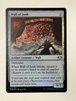 Wall of Junk - Foil x1 NM Magic the Gathering 1x Dominaria Remastered mtg card - Image 1