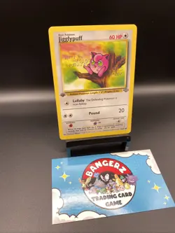 Pokemon Card Jigglypuff (54/64) 1st Edition Jungle Set 1999 WOTC - Image 3