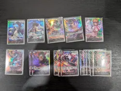 One Piece Card Game TCG Japanese SR Lot of 60 Cards Various Sets - Image 1