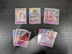 One Piece Card Game TCG Japanese SR Lot of 60 Cards Various Sets - Image 4