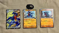 Cynthia’s Garchomp Gabite Gible Promo Cosmos Holo 204 103/182 102/182 NM Cards 2 - Image 1
