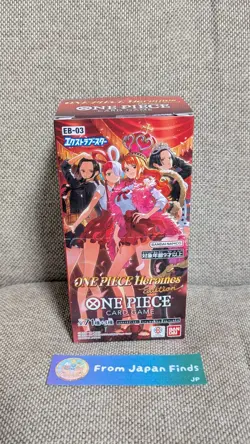 ONE PIECE Card Game EB-03 Extra Booster Heroines Edition NEW Factory Sealed Box - Image 1