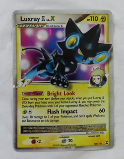 Luxray GL Lv.X #109/111 Level Up HOLO Ultra Rare LP Pokemon Card - Image 1