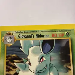 Pokemon TCG Card Gym Challenge 1ST EDITION Giovanni's Nidorina 44/132 Regular - Image 3