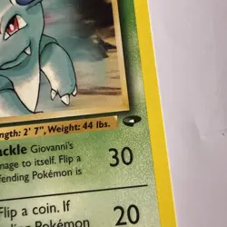 Pokemon TCG Card Gym Challenge 1ST EDITION Giovanni's Nidorina 44/132 Regular - Image 5