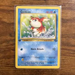 Pokemon TCG Goldeen Jungle Card 53/64 Regular Common 1st Edition - Image 1