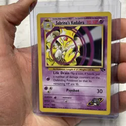 Pokemon Card - Sabrina's Kadabra Gym Challenge 58/132 Uncommon Non Holo LP WOTC - Image 1