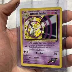 Pokemon Card - Sabrina's Kadabra Gym Challenge 58/132 Uncommon Non Holo LP WOTC - Image 2