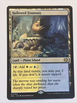 MtG Hallowed Fountain: Lorwyn Eclipsed NM - Image 1