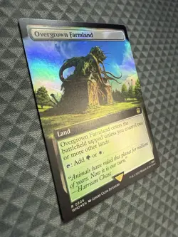 MTG Overgrown Farmland #0506 Foil Extended Art Rare UB: Doctor Who (WHO) - Image 2