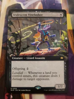 MTG Bloomburrow - Iridescent Vinelasher, Extended Art NM - Image 1