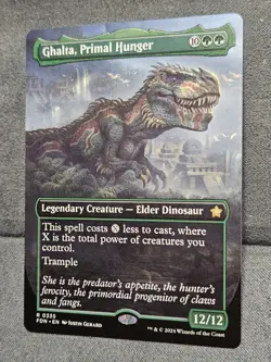 Ghalta, Primal Hunger (Borderless) - Foundations (FDN) - 335 - MTG - NM - Image 3