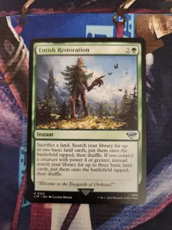 Mtg - LotR - Entish Restoration NM Lord Of The Rings - Image 1