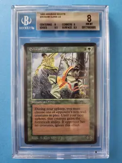 Erhnam Djinn Arabian Nights Vintage MTG Graded BGS 8 NM-MT!!! - Image 1