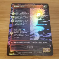 1x Terra, Magical Adept - Borderless Art Foil - 0323 Amano Final Fantasy, MTG NM - Image 2