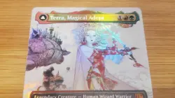 1x Terra, Magical Adept - Borderless Art Foil - 0323 Amano Final Fantasy, MTG NM - Image 3